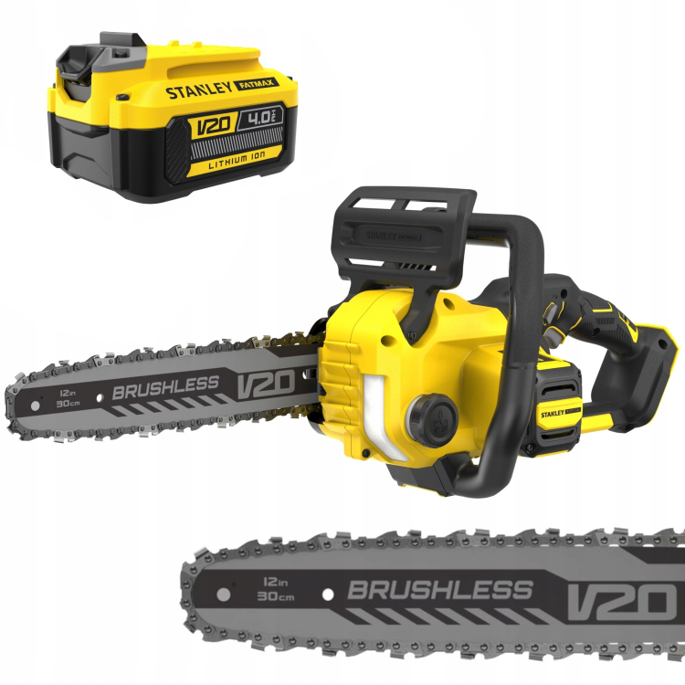 Akumulatorowa Piła łańcuchowa STANLEY SFMCCS730B 30cm 18V V20 + Aku 4Ah