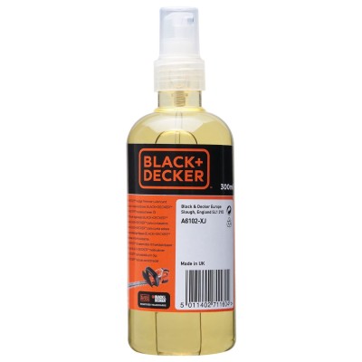 Olej w atomizerze 300ml do smarowania sekatorów nożyc Black Decker A6102