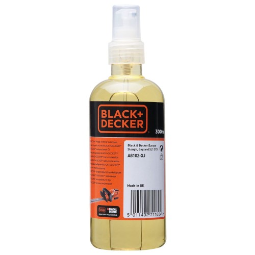 Olej w atomizerze 300ml do smarowania sekatorów nożyc Black Decker A6102