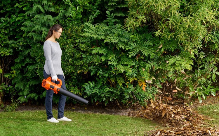 zastosowanie dmuchawy do ogrodu BLACK DECKER BCBL200B