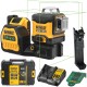 DeWALT DCE089D1G18 Laser krzyżowy zielony 3 x 360° 12V / 18V 2.0Ah
