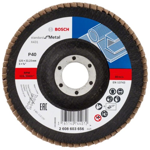 Tarcza listkowa do metalu 125mm BOSCH 2608603656
