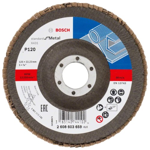 Tarcza listkowa do metalu 125mm BOSCH 2608603659