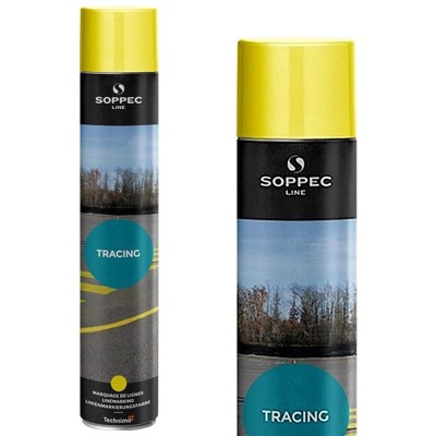 SOPPEC TRACING Farba do malowania linii żółta 750ml 1szt.