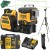 DeWALT DCE089D1G18 Laser krzyżowy zielony 3 x 360° 12V / 18V 2.0Ah + Statyw