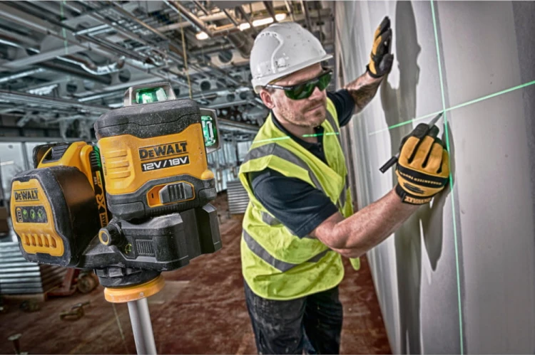 Laser krzyżowy DeWALT DCE089D1G18 zastosowanie