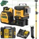 DeWALT DCE089D1G18 Laser krzyżowy zielony 3 x 360° 12V / 18V 2.0Ah + Tyczka