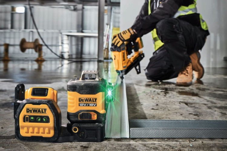 Laser krzyżowy DeWALT DCE089D1G18 zastosowanie