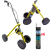 Wózek do malowania linii 4 kołowy do farb Tracing SOPPEC + farba 6szt biała