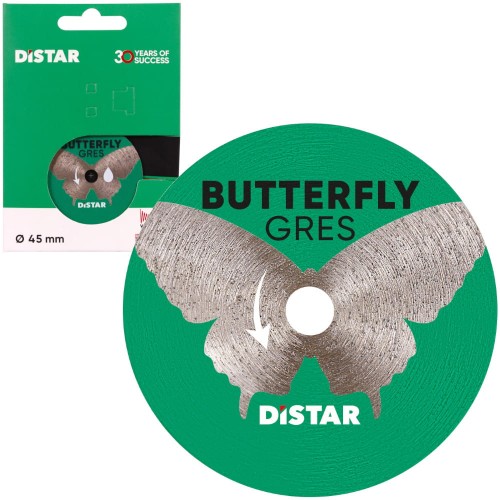 Tarcza diamentowa do ceramiki gresu porcelany 45mm Butterfly DISTAR