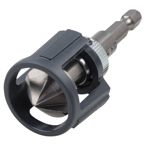 Wolfcraft 4390000 Fazownik pogłębiacz pod wkręty do drewna ze stali narzędziowej WS