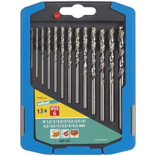 Zestaw wierteł HSS do metalu WOLFCRAFT 7100000