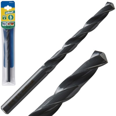 WOLFCRAFT Wiertło HSS do metalu 9mm 1szt. 7512010