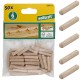 WOLFCRAFT 2906000 Kołki drewniane do mebli 6 x 30 mm 50 sztuk