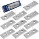 Płytka wymienna do frezów CMT 10szt. HM 49,5x9,0x1,5mm ITA Tools 5094