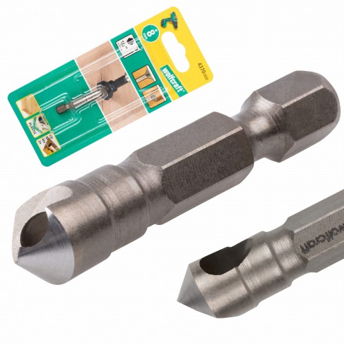WOLFCRAFT 4370000 Pogłębiacz z wyrzutnikiem 8mm 1/4''