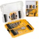 Zestaw bitów i wierteł 55el. do drewna metalu Tough Case DeWALT DT70757