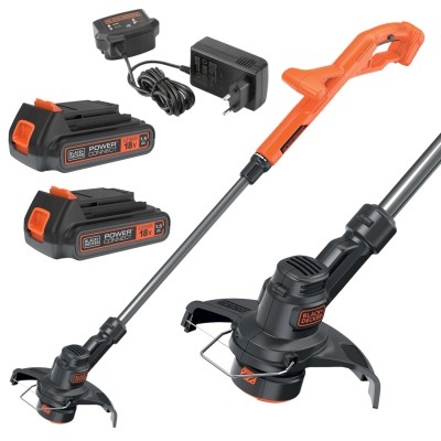 Podkaszarka akumulatorowa żyłkowa 18V Black Decker ST1823 + 2x 1,5Ah + ład