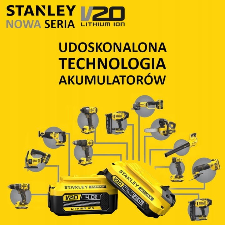 18V Seria V20 Stanley