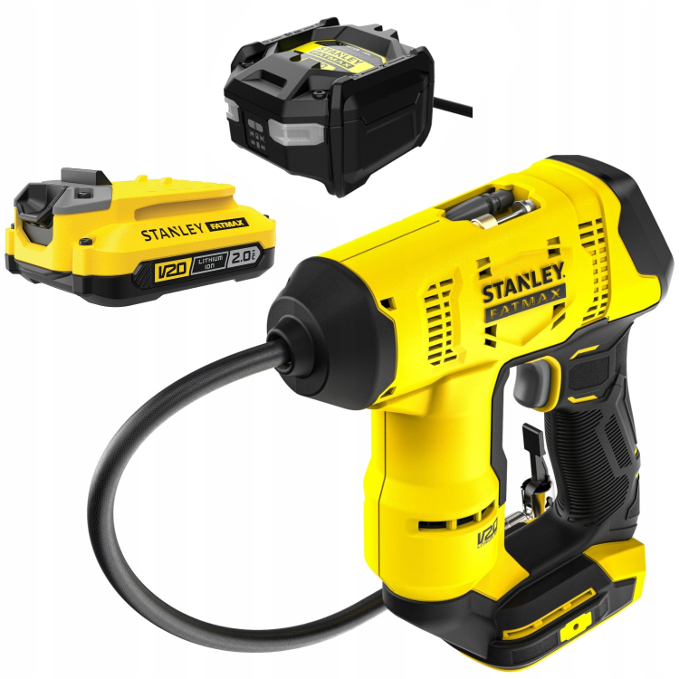 Kompresor akumulatorowy 10,3bar 18V 2,0Ah Stanley V20 SFMCE521