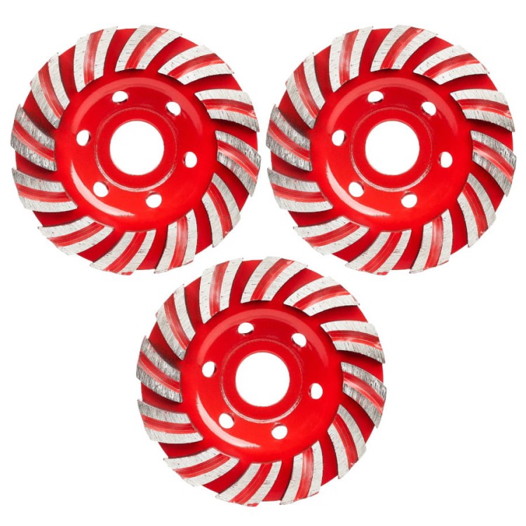 Tarcza do szlifowania betonu garnkowa 100mm do Szlifierki SENDI TRIPPLE GS 3szt.