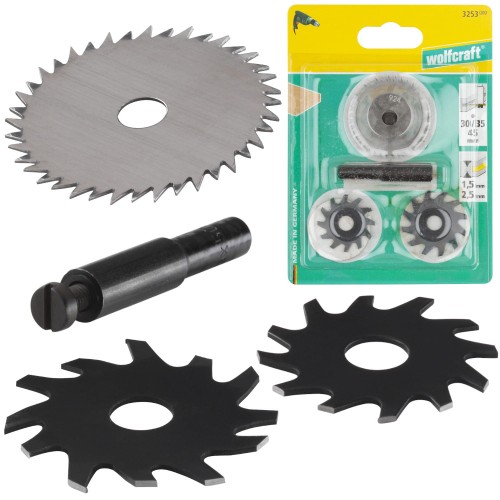 WOLFCRAFT 3253000 Zestaw frezarski do wiertarki
