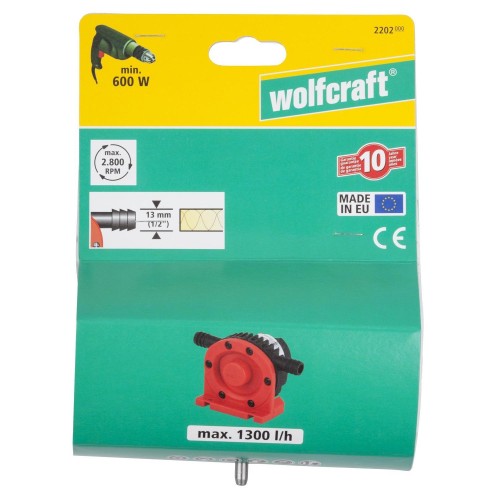 WOLFCRAFT 2202000 Pompka wody na wiertarkę opakowanie