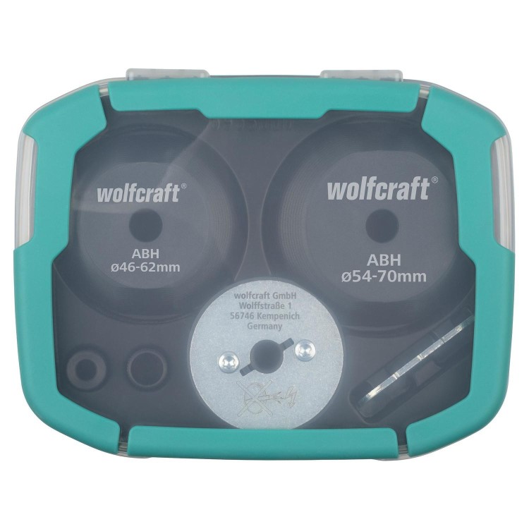 WOLFCRAFT 5953000 adaptery do otworów 3szt