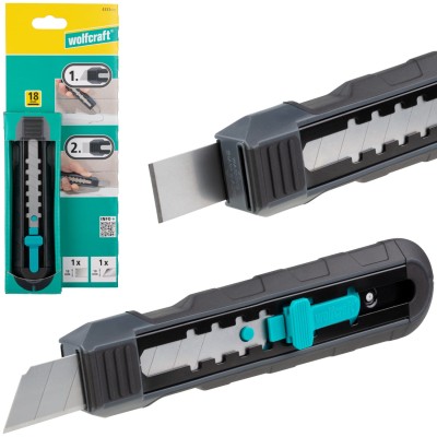 WOLFCRAFT 4333000 Nóż skrobak z podwójnym ostrzem 2w1