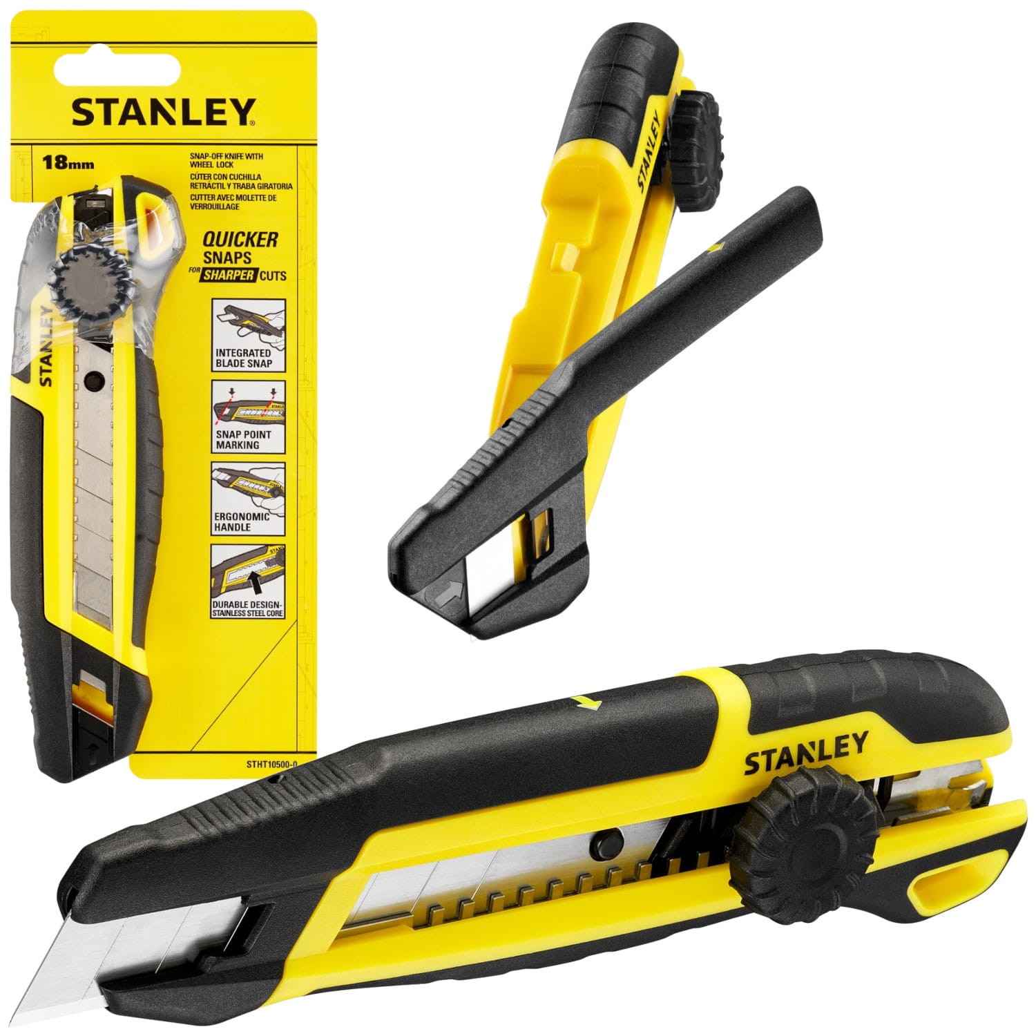 Nóż ze zintegrowanym mechanizmem odłamywania Stanley STHT10500-0