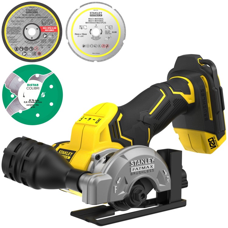 STANLEY SFMCM300B Multi Pilarka akumulatorowa 18V 76mm /body/ 3x tarcza
