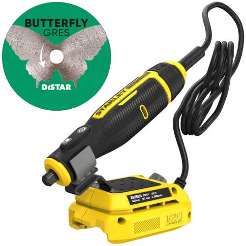 STANLEY Mini Szlifierka Narzędzie obrotowe SFMCE030B /body/ + Tarcza 45mm