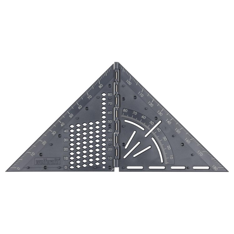 Wolfcraft 5209000 Kątownik japoński pomiarowo traserski 3D VARIO