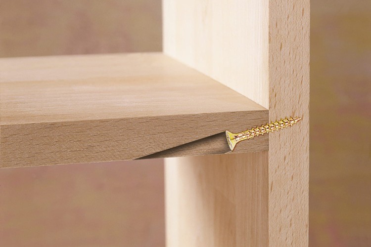 Zestaw niewidocznych połączeń w drewnie WOLFCRAFT 4642000 zastosowanie