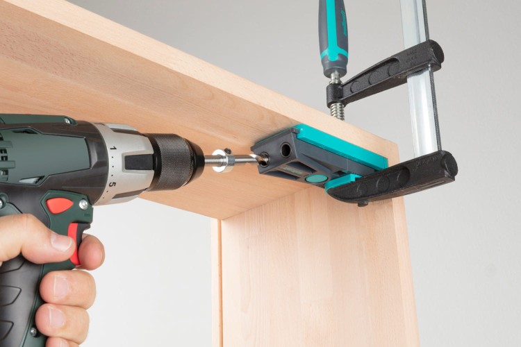 zastosowanie Zestawu do niewidocznych połączeń w drewnie WOLFCRAFT