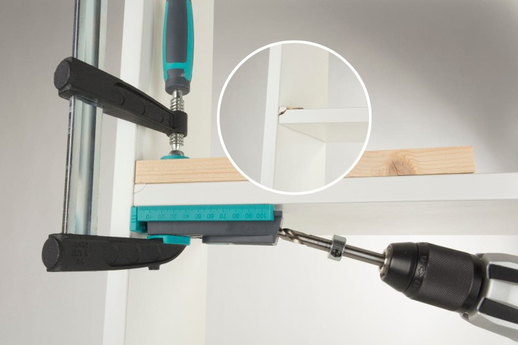 zastosowanie Zestawu do niewidocznych połączeń w drewnie WOLFCRAFT