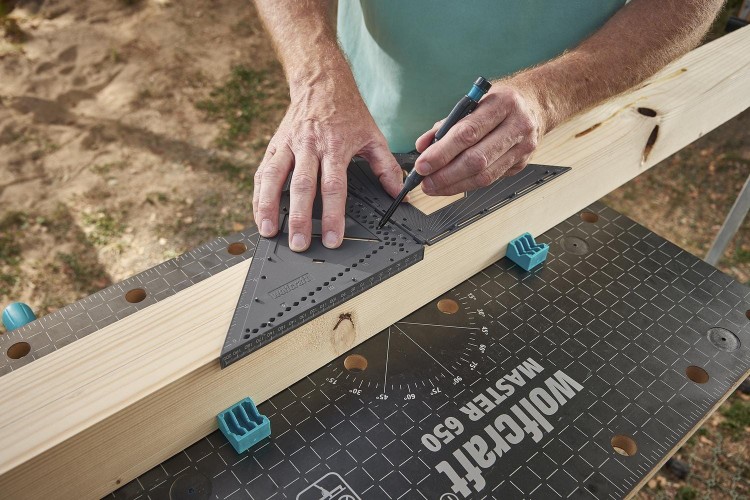 Wolfcraft 5219000 Kątownik 3D PRO VARIO zastosowanie