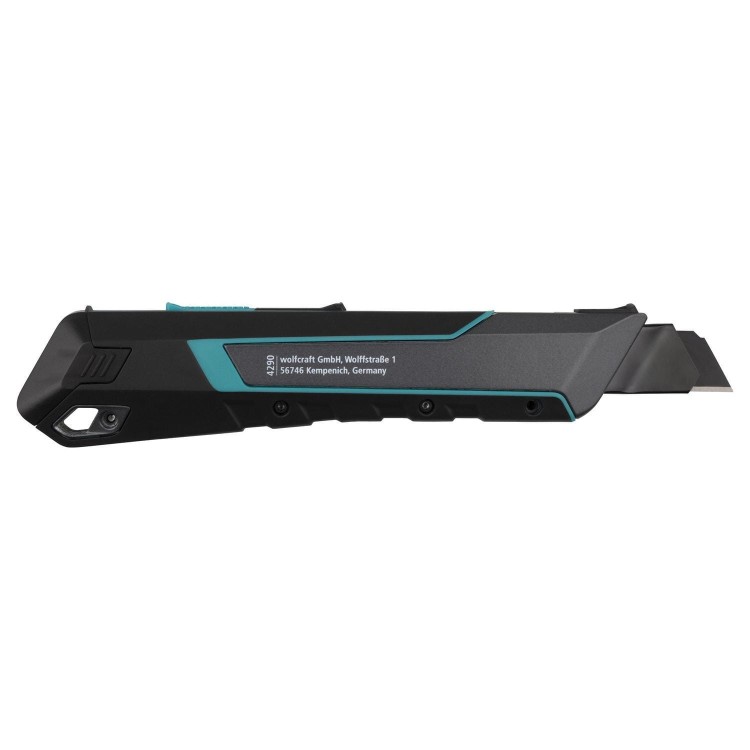 Nóż z odłamywanym ostrzem WOLFCRAFT 4290000 bok