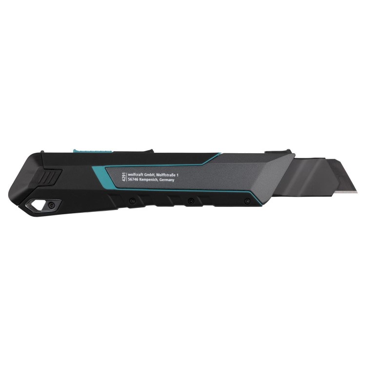 Nóż z odłamywanym ostrzem WOLFCRAFT 4291000 bok