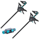 WOLFCRAFT 2x Ścisk stolarski jednoręczny 450 mm PRO MAX + Adapter łącznik