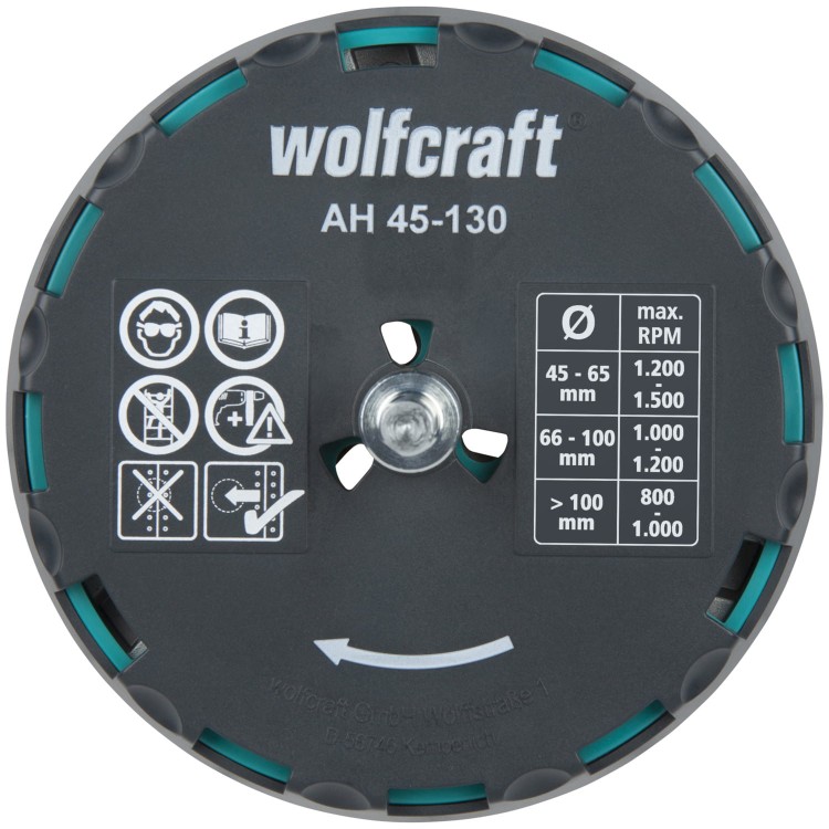 WOLFCRAFT Otwornica regulowana 5978000