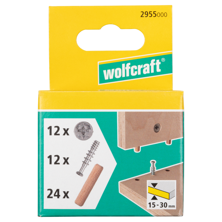 Zestaw do połączeń skręcanych typu IKEA WOLFCRAFT 2955000