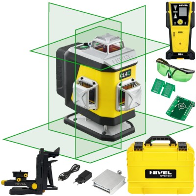 NIVEL SYSTEM Laser krzyżowy zielony CL4G + Czujnik CLS-5