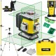 NIVEL SYSTEM Laser krzyżowy zielony CL4G + Czujnik CLS-5 + Tyczka + Statyw