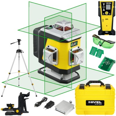 NIVEL SYSTEM Laser krzyżowy CL4G + Czujnik CLS-5 + Statyw SJJ-M1 EX
