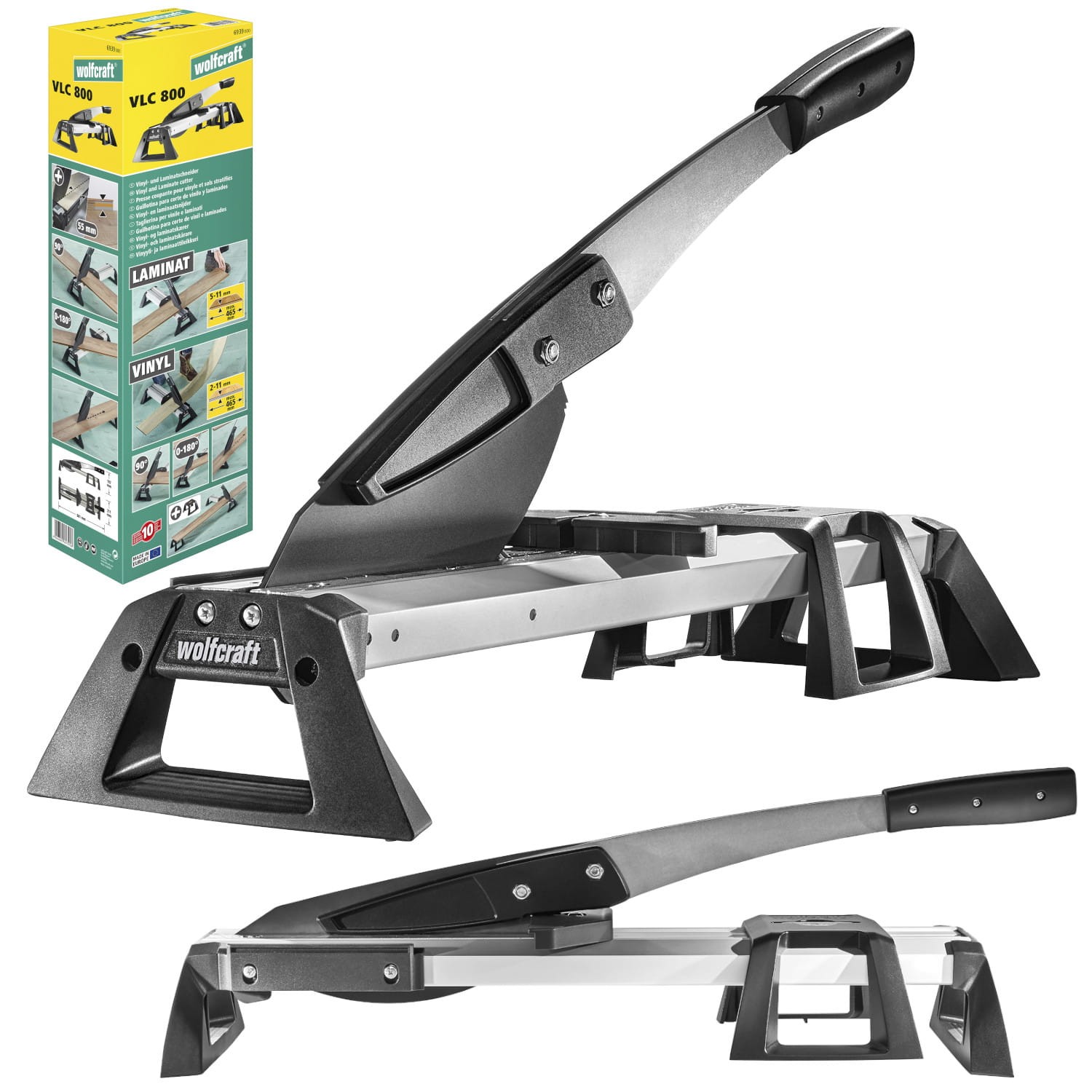 WOLFCRAFT VLC 800 Gilotyna do cięcia paneli laminowanych i winylowych 6939000