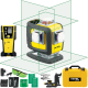 NIVEL SYSTEM CL4D-G Laser krzyżowy zielony 4x360° + czujnik CLS-5