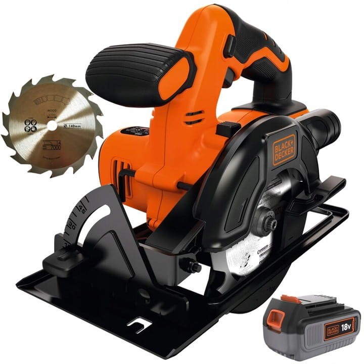 Pilarka tarczowa akumulatorowa BLACK DECKER BDCCS18 140mm + Akumulator 4Ah