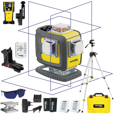 Laser krzyżowy Nivel System CL4D-P + czujnik CLS-5 + statyw SJJ-M1 EX
