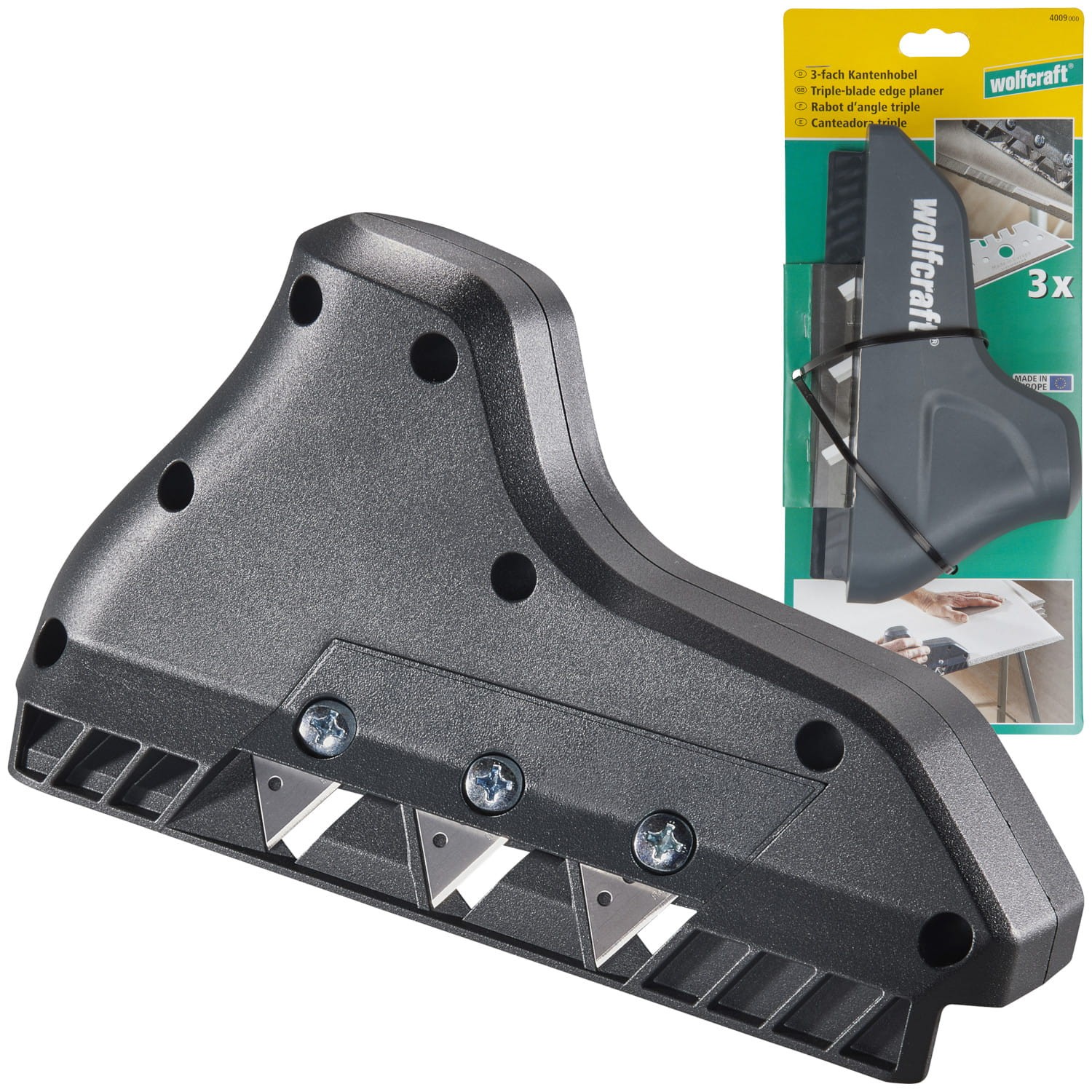 WOLFCRAFT Strug do fazowania krawędzi płyt GK 4009000